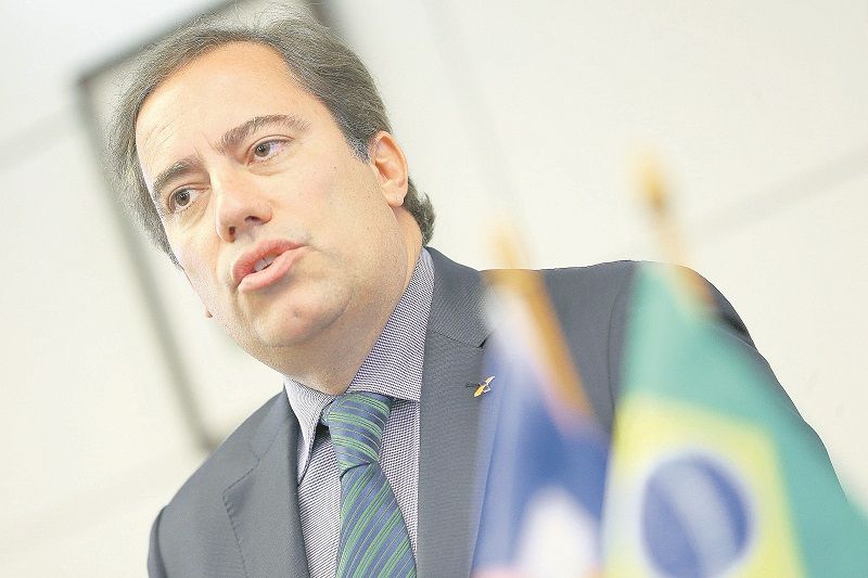 Pedro Guimarães anunciou as novas linhas de crédito da Caixa (Foto: Marcelo Camargo / Agência Brasil)