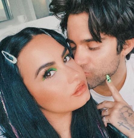 Demi Lovato e Max Ehrich (Foto: Reprodução/ Instagram @ddlovato)