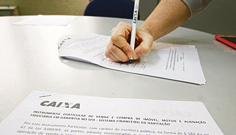 Contrato de financiamento (Foto: Divulgação)