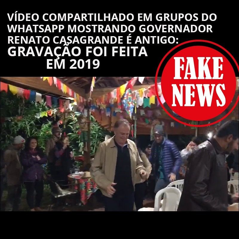 Publicação do governador no Twitter desmente festa junina recente. (Foto: Divulgação/Twitter)