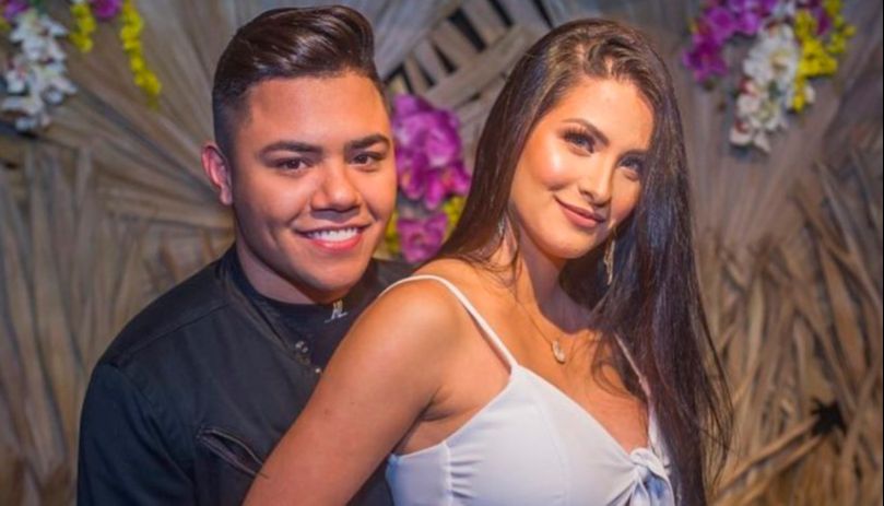 Felipe Araújo e Carolina Marchezi: capixaba é mãe do filho do cantor (Foto: Reprodução / Instagram)