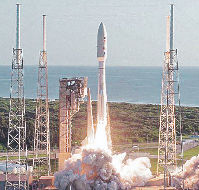 Foguete Atlas 5 lança sonda para Marte: vestígios de vida humana (Foto: Divulgação/Nasa)