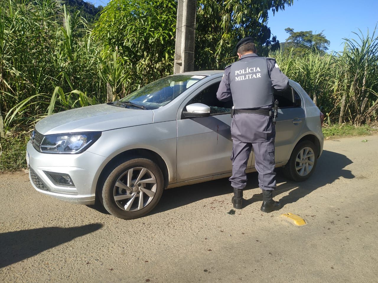 Vítima estava em carro voltando do sítio (Foto: Kananda Natielly)