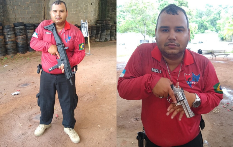 Lorhan de Souza Brito estava manuseando uma pistola quando foi atingido por um tiro no peito (Foto: Reprodução/Redes Sociais)