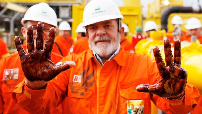 Ex-presidente Lula, na época do lançamento do campo de pré-sal (Foto: Ricardo Stuckert)