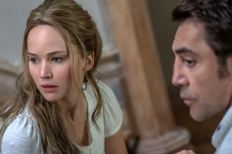 “Mãe!”: Jennifer Lawrence e Bardem (Foto: Divulgação)