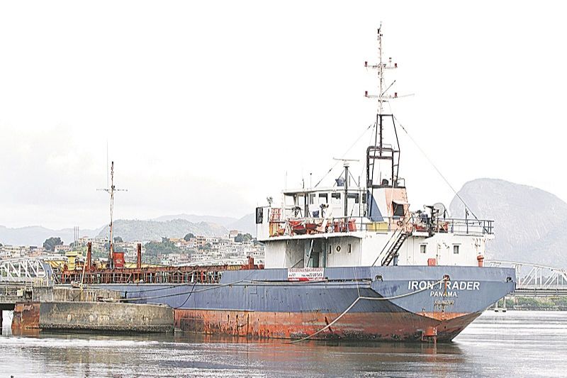 Navio turco Iron Trader (Foto: Leone Iglesias/AT)