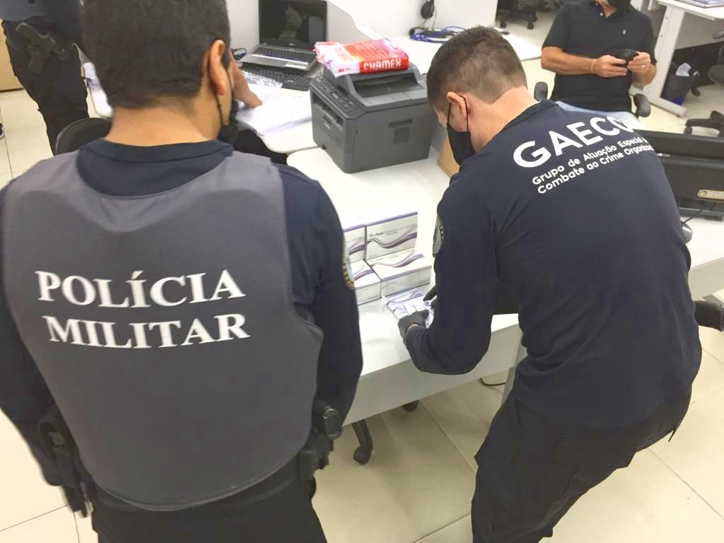 Operação "Falso Negativo", do MPDFT (Foto: Divulgação/ MPES)