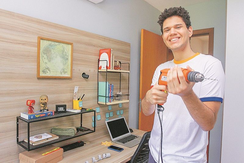 O estudante Henrique Delfino (Foto: Kadidja Fernandes/ AT)