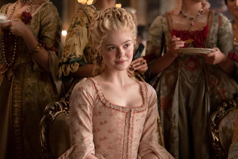 Elle Fanning em “The Great” (Foto: Divulgação)