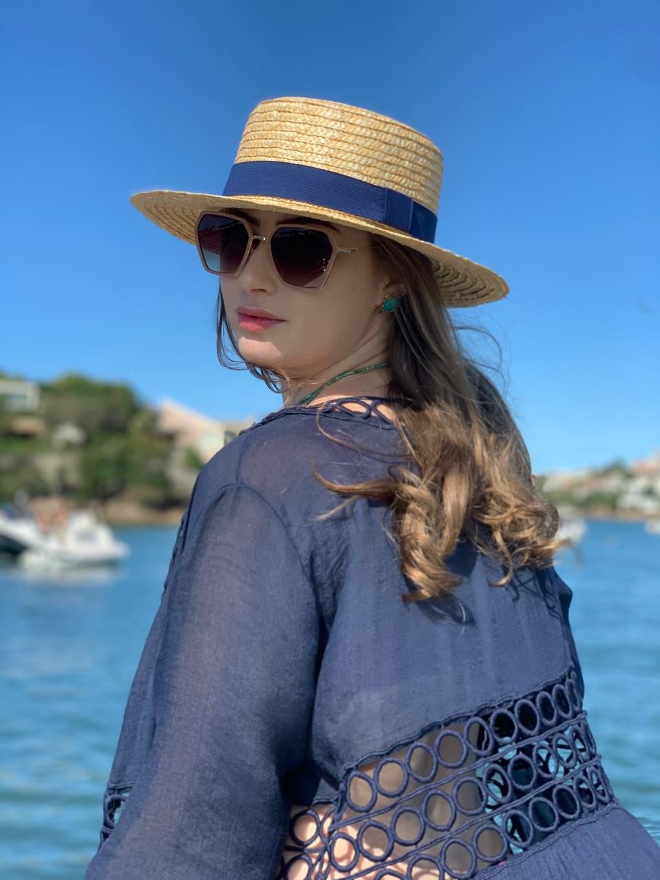 Bruna França Zocca enviou fotos para a mãe antes do passeio (Foto: Acervo familiar)