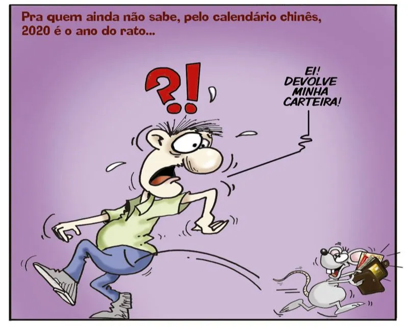 Imagem ilustrativa da imagem Pater e o Calendário Chinês na Charge do Dia