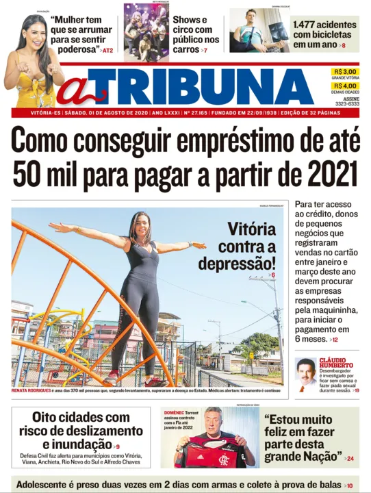 Imagem ilustrativa da imagem Clique aqui e confira os destaques do jornal A Tribuna deste sábado