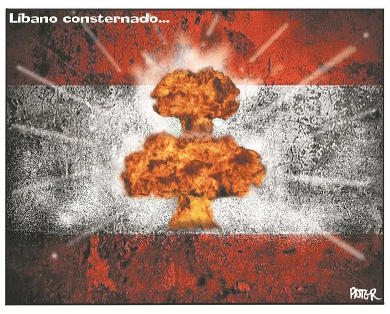 Imagem ilustrativa da imagem Charge do Dia: Tragédia em Beirute