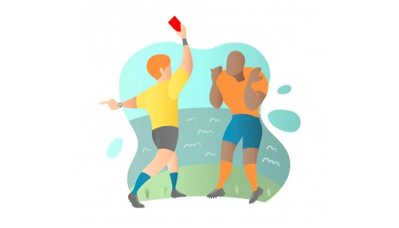 Imagem ilustrativa da imagem Tossir em adversário no futebol poderá render cartão vermelho