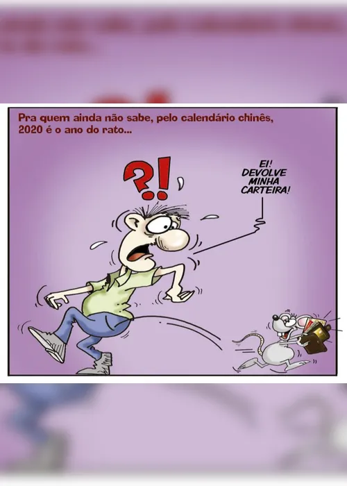 Imagem ilustrativa da imagem Pater e o Calendário Chinês na Charge do Dia