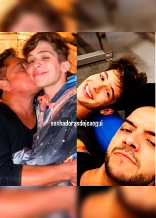 Imagem ilustrativa da imagem Filho critica Leonardo e posta foto com padrasto: "Manda foto e desaparece"