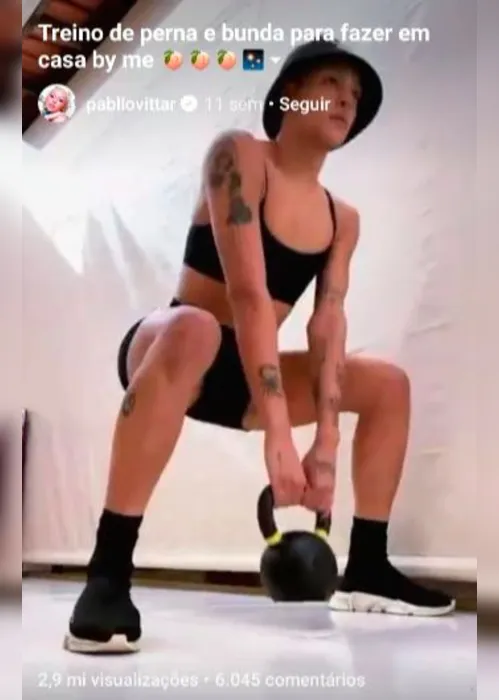 Imagem ilustrativa da imagem Conselho de Educação Física denuncia Pabllo Vittar por exercício ilegal da profissão