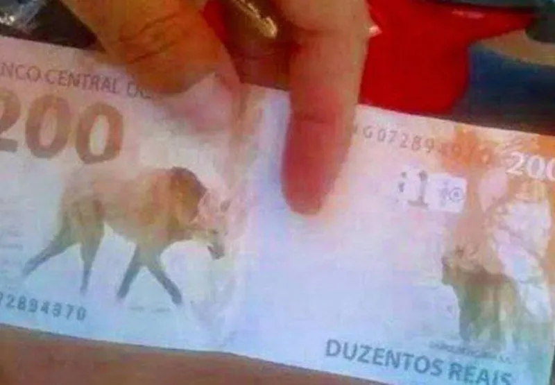 Nota falsa de R$ 200 foi encontrada no Rio de Janeiro