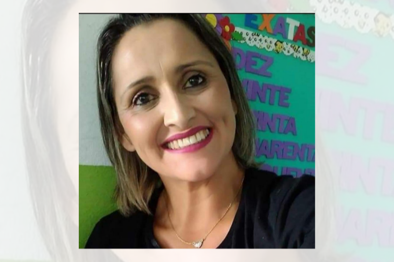 A professora Valéria Marvila, de 43 anos, moradora de Piúma, morreu vítima do novo coronavírus. (Foto: Acervo de família)