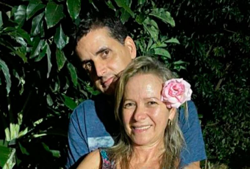 Alex e Euzineia: ele foi preso na noite desta sexta (Foto: Acervo Pessoal)