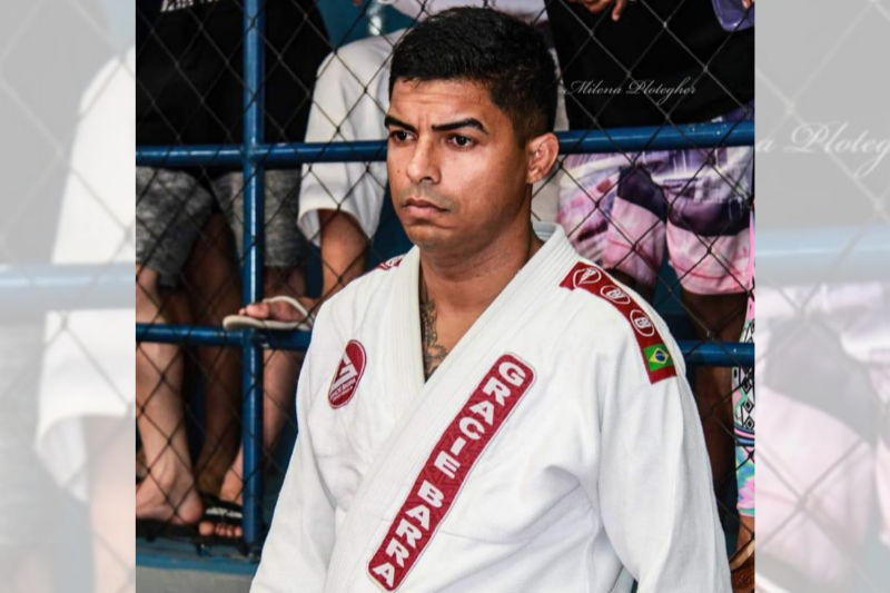 Atleta de jiu-jítsu e técnico colorista Walace Ramalho Gegesque foi diagnosticado duas vezes com coronavírus (Foto: )
