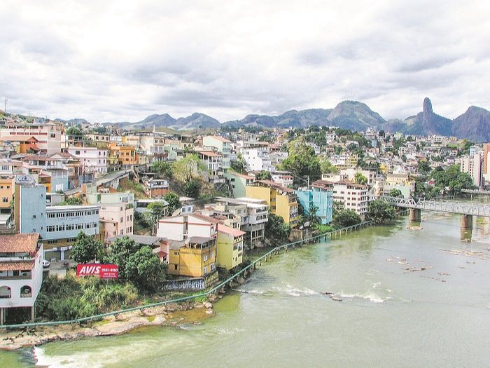 Vista da cidade de Cachoeiro de Itapemirim (Foto: Alessandro de Paula)