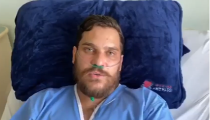 Cantor Cauan faz relato sobre a covid após sair da UTI (Foto: Reprodução/Instagram)