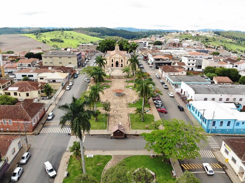 Cidade de Campo Belo, em Minas Gerais: bebê de 3 meses morreu vítima da Covid-19 (Foto: Divulgação/PMCB)