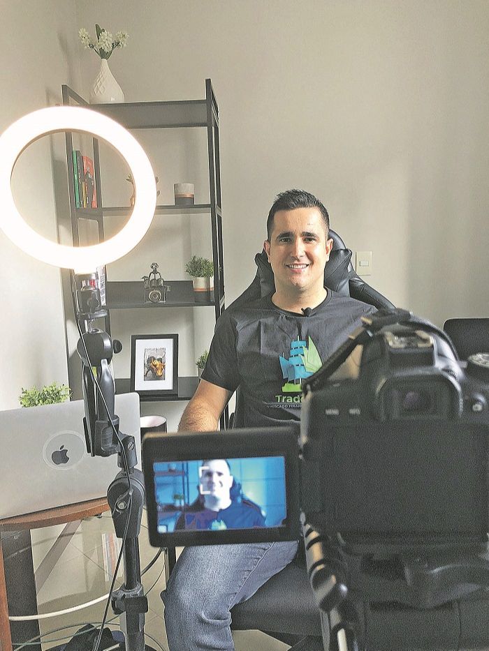 Daniel Carraretto: estúdio (Foto: Divulgação)