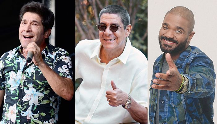 Daniel, Zeca Pagodinho e Arlindinho vão comemorar o Dia dos Pais com lives (Foto: Divulgação)