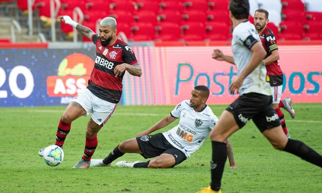 A partida encerrou uma série de 18 jogos sem derrota do Flamengo, do atacante Gabigol. (Foto: Alexandre Vidal/Flamengo)