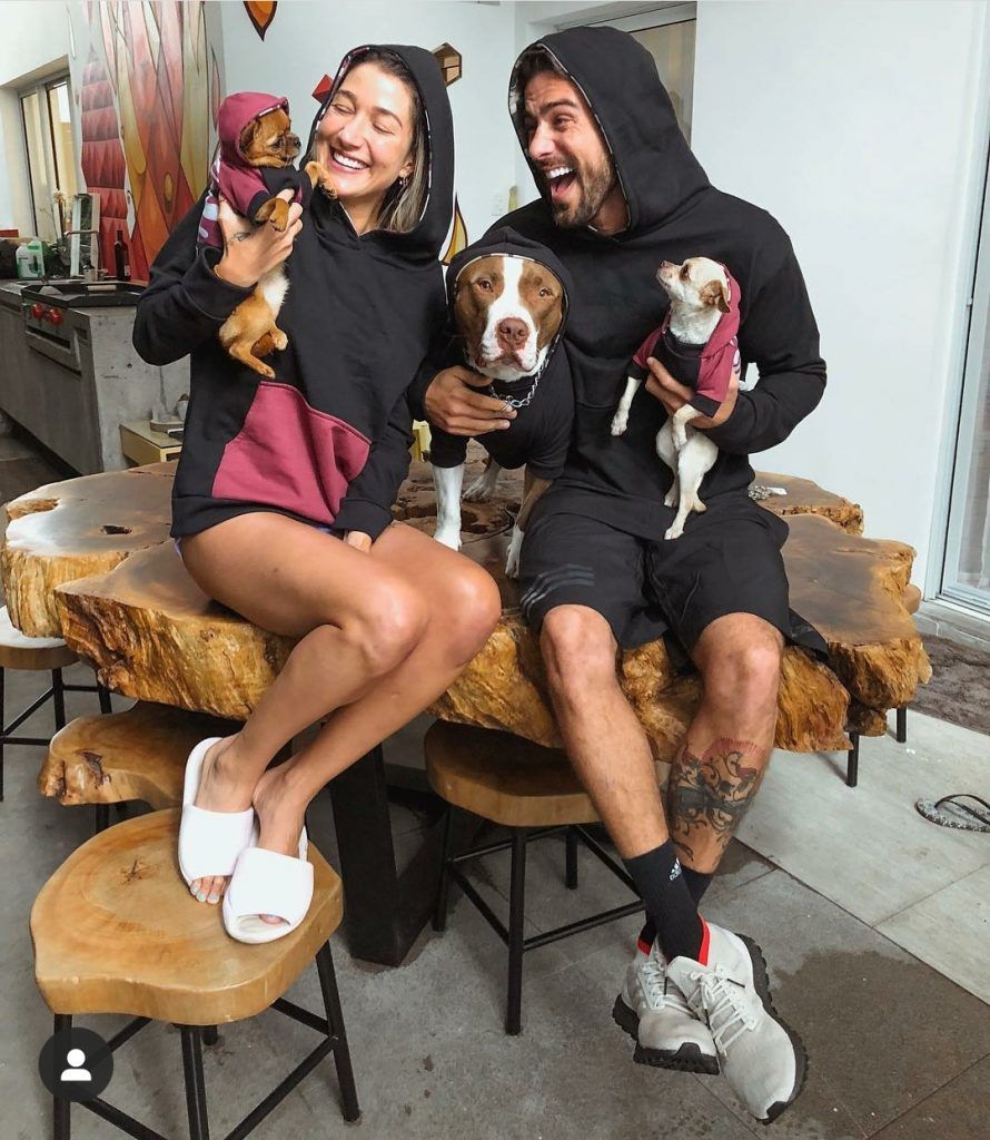 Gabriela, Erasmo e os animais de estimação (Foto: Reprodução/Instagram)