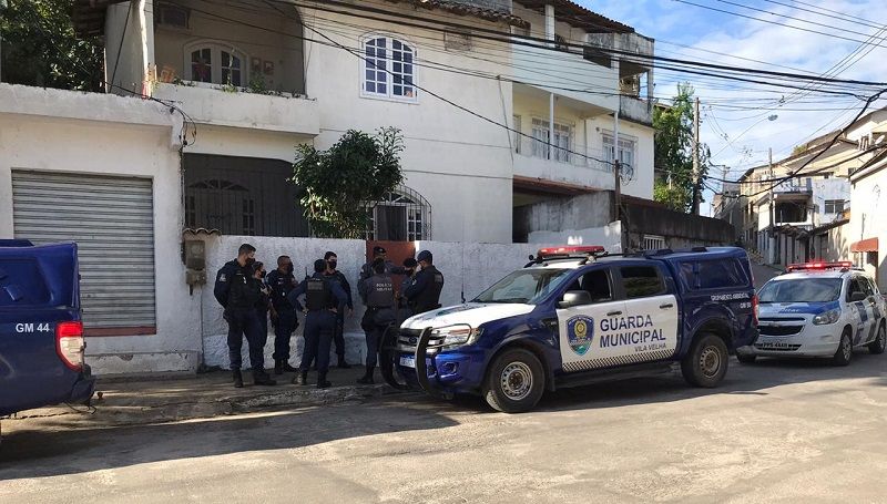 A operação aconteceu após um ataque a agentes da prefeitura, em Jaburuna, que aconteceu nesta quarta-feira (05) (Foto: Jaciele Simoura)