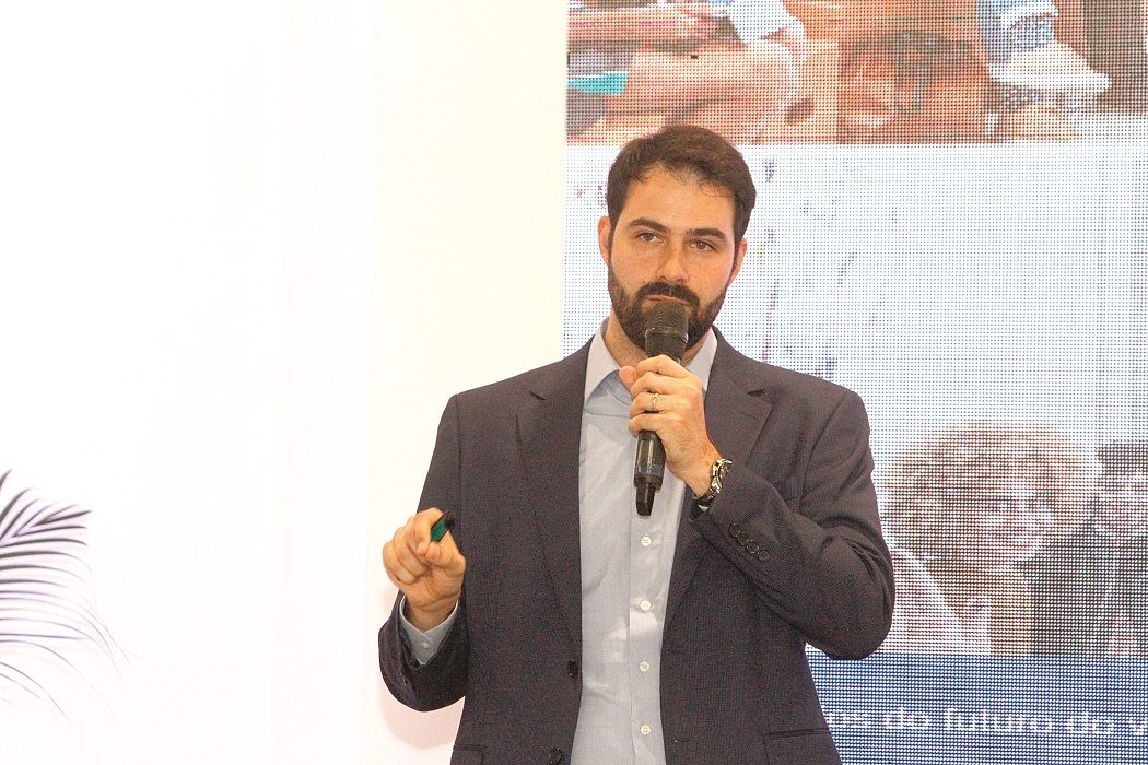 Gustavo Pipa destacou que empresas investiram em automatização no processo logístico de distribuição dos produtos (Foto: Thiago Coutinho – 18/07/2019)