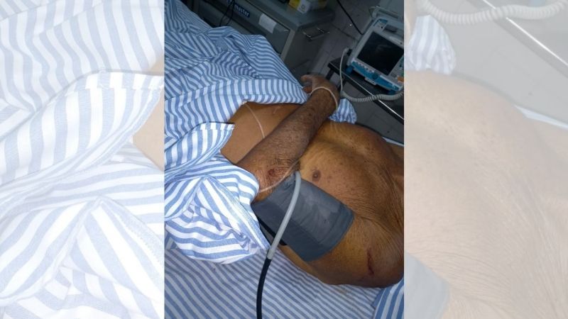 Um homem de 46 anos é acusado de agredir a pauladas o seu pai em Praia de Marobá, em Presidente Kennedy (Foto: Divulgação)