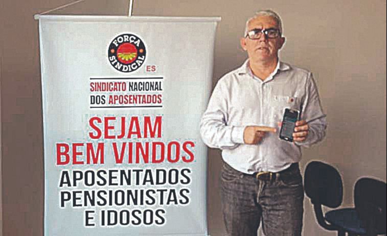 “Há muitos relatos de aposentados que ficaram sabendo da aprovação da aposentadora pelas financeiras. Ou seja, elas ficam sabendo antes deles”, contou o presidente do Sindicato Nacional dos Aposentados e Pensionistas do Estado (Sindnap-ES), Jânio Araújo. (Foto: Divulgação)