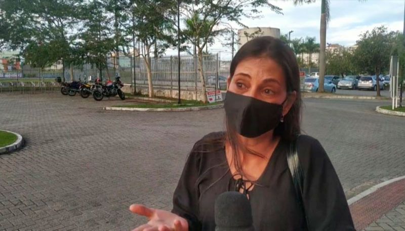 Segurança Marilza Silva Mota, de 50 anos (Foto: Kananda Natiely / AT)
