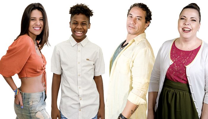 Os cantores Mariana Coelho, Jeremias Reis e Renato Casanova e a atriz Luana Eva estrelam o espetáculo (Foto: Divulgação/Camilla Baptistin)