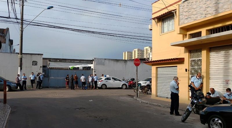 Garagem da viação Metropolitana, em Vila Velha. (Foto: Divulgação/Arquivo)