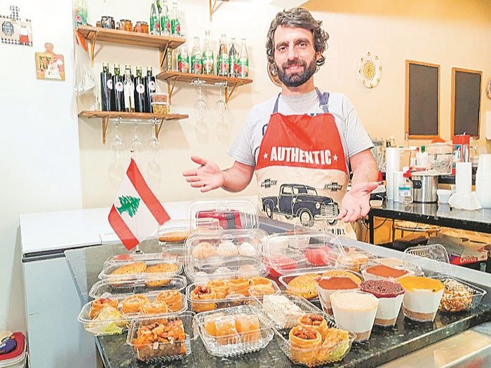 Rami Jrab: doces vendidos até o dia 4 de setembro para ajuda humanitária (Foto: Roberta Bourguignon)