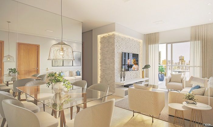 O Residencial Professor Pignaton se destaca pela localização privilegiada, estando próximo de escolas, padarias, supermercados, farmácias e lojas (Foto: Divulgação/Galwan)
