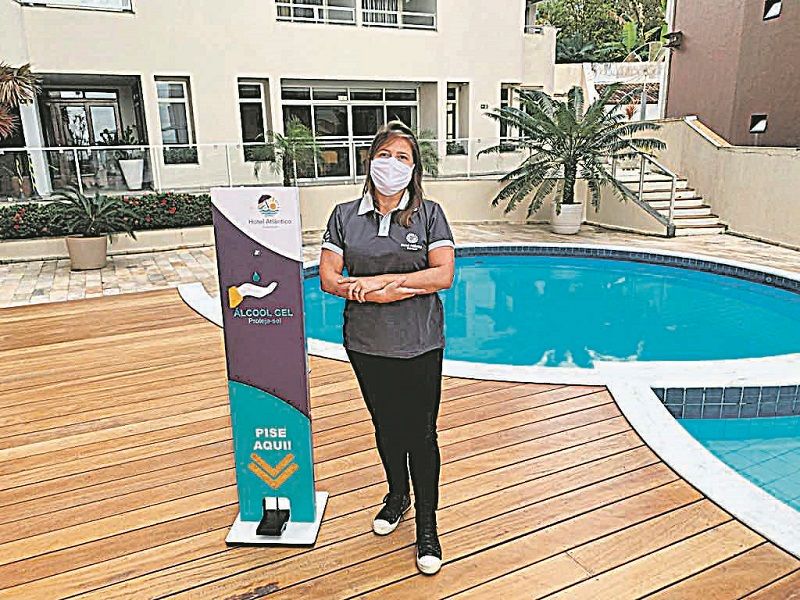 Sócia e administradora do Hotel Atlântico Guarapari, Priscilla Soares (Foto: Divulgação)