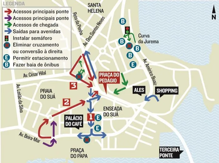 Imagem ilustrativa da imagem Ideias de moradores para melhorar acesso à Terceira Ponte