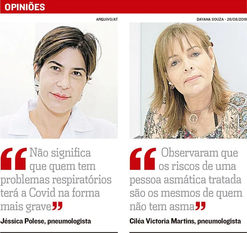 Imagem ilustrativa da imagem Médicos explicam saída de asmáticos do grupo de risco para covid-19