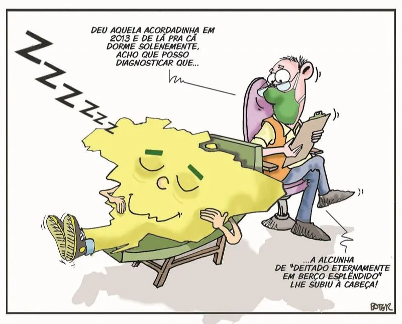 Imagem ilustrativa da imagem Charge do Dia: Sono profundo