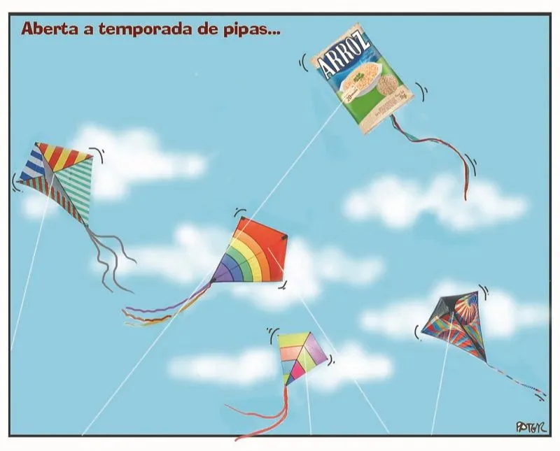 Imagem ilustrativa da imagem Charge do Dia: Temporada de pipas