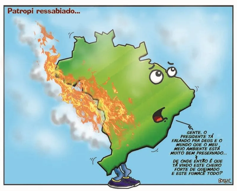Imagem ilustrativa da imagem Charge do Dia: Patropi ressabiado...