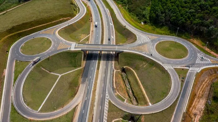 Imagem ilustrativa da imagem Novos viadutos em Guarapari devem desafogar o trânsito na 101. Veja imagens aéreas