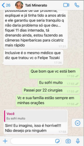 (Foto: Reprodução/WhatsApp/Metrópoles)